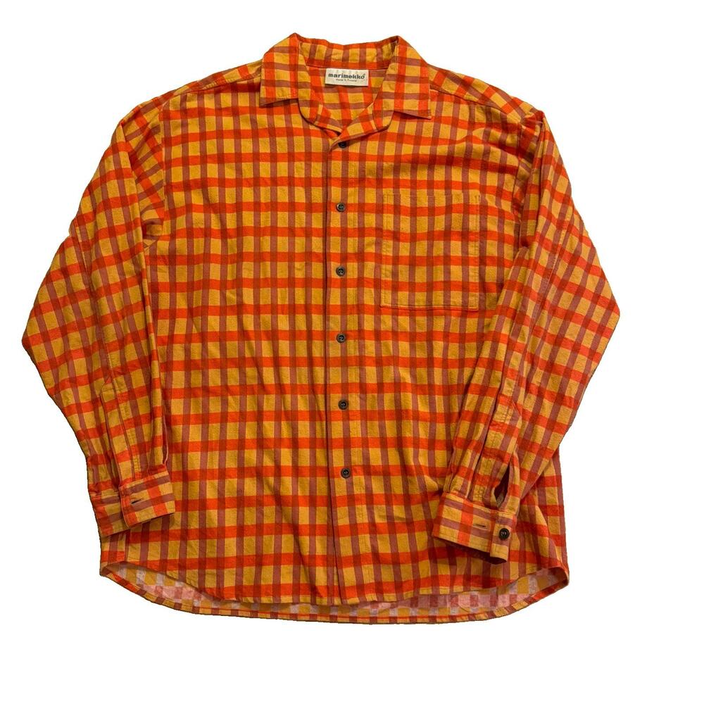 Vintage Marimekko Striped Shirt - Rare Design Finland